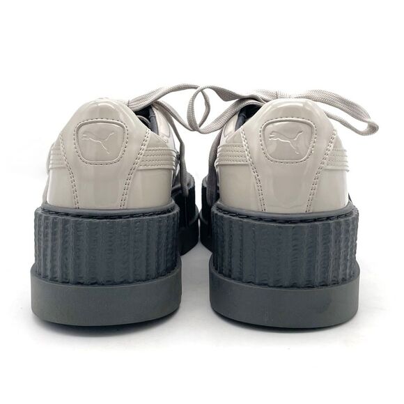 Puma x Fenty Pointy Creeper Sneaker Size 8 Patent Dove Gray Rihanna Platform - Picture 9 of 16